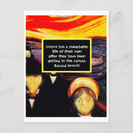 Expressionist Art Painting Quote   Briefkaart