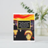 Expressionist Art Painting Quote   Briefkaart (Staand voorkant)