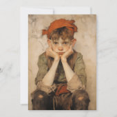 Expressionist Christmas Elf 2 Feestdagenkaart (Voorkant)