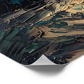 Expressionist De Sterrennacht – Bold Contemporary Poster (Hoek)