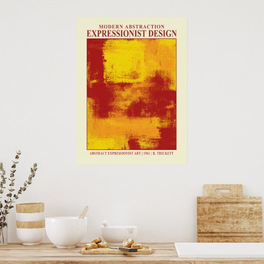 Expressionist EP nr. 4 Poster (Keuken)