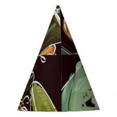 Expressionist Fruit Wine Groene Vaas Feesthoedjes (Achterkant)