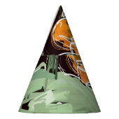 Expressionist Fruit Wine Groene Vaas Feesthoedjes (Links)