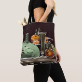 Expressionist Fruit Wine Groene Vaas Tote Bag (Dichtbij)