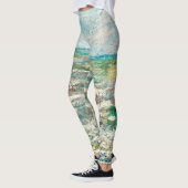 Expressionist Modern Art Seascape Toorop Painting Leggings (Links)
