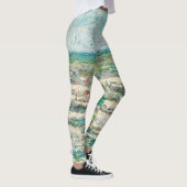 Expressionist Modern Art Seascape Toorop Painting Leggings (Rechts)