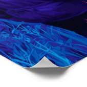 Expressionist River Sunset Contemplation Art Poster (Hoek)