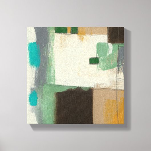 Expressionist schilderen met zware penseelstreken canvas afdruk (Voorkant)