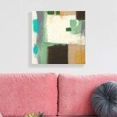 Expressionist schilderen met zware penseelstreken canvas afdruk (Insitu (Woonkamer))