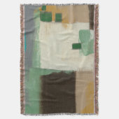 Expressionist schilderen met zware penseelstreken deken (Voorkant Verticaal)