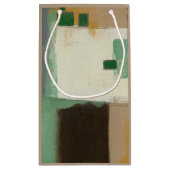 Expressionist schilderen met zware penseelstreken klein cadeauzakje (Achterkant)