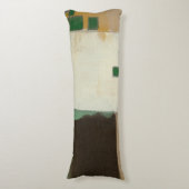 Expressionist schilderen met zware penseelstreken lichaamskussen (Voorkant Verticaal)