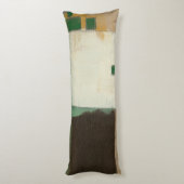 Expressionist schilderen met zware penseelstreken lichaamskussen (Achterkant (Verticaal))