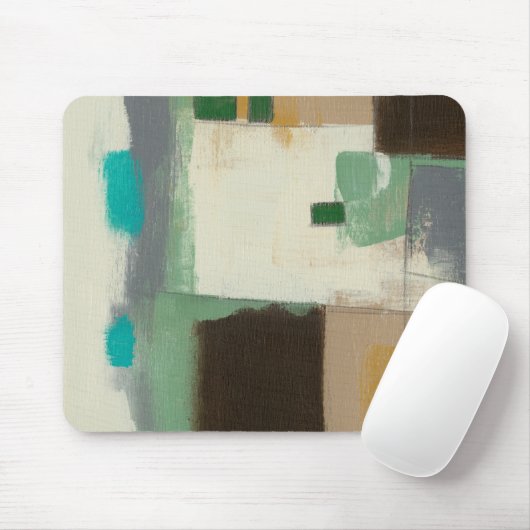 Expressionist schilderen met zware penseelstreken muismat (Met muis)