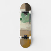 Expressionist schilderen met zware penseelstreken persoonlijk skateboard (Voorkant)