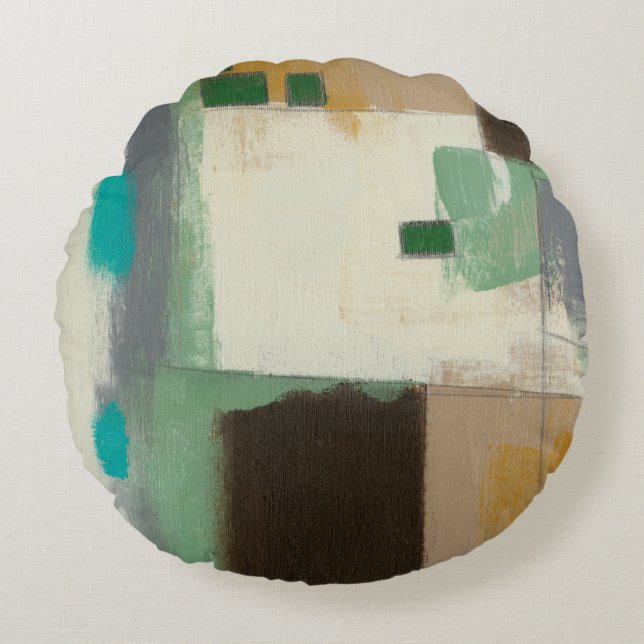 Expressionist schilderen met zware penseelstreken rond kussen (Voorkant)