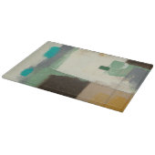 Expressionist schilderen met zware penseelstreken snijplank (Hoek)