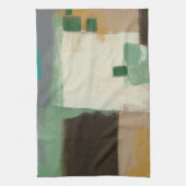 Expressionist schilderen met zware penseelstreken theedoek (Verticaal)