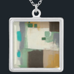 Expressionist schilderen met zware penseelstreken zilver vergulden ketting<br><div class="desc">Ventilatoren van Kandinsky,  Pollack of Rothko zullen van dit expressionistische schilderij houden. Bespreek uw vrienden over het gebruik van kleur,  of welke emoties de zware borstelslagen moeten overbrengen. Wat je ook doet,  koop er vandaag een!</div>