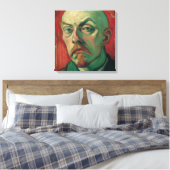 Expressionist Self-Portrait Canvas Afdruk (Insitu (Slaapkamer))