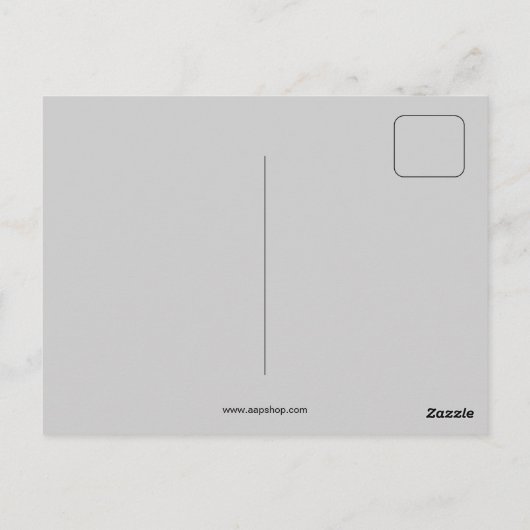 Expressionist Vector Art Leo Tolstoy Briefkaart (Achterkant)