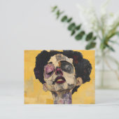 Expressionistisch Ethisch Portret - Surrealist Briefkaart (Staand voorkant)