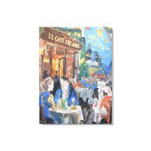 Expressionistisch Parijs Café Terras