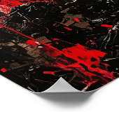 Expressionistisch Vrijheidsbeeld - Bold Art Poster (Hoek)