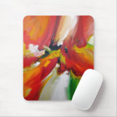 Expressionistische Abstracte Sjabloon Modern Trend Muismat (Met muis)