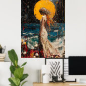 Expressionistische De Geboorte van Venus – Stout V Poster (Thuiskantoor)