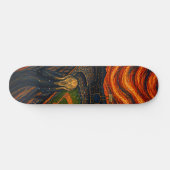 Expressionistische Honkbalstadion Skateboarddek Persoonlijk Skateboard (Horizontaal)