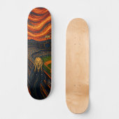 Expressionistische Honkbalstadion Skateboarddek Persoonlijk Skateboard (Voorkant)