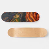 Expressionistische Honkbalstadion Skateboarddek Persoonlijk Skateboard (Horizontaal)