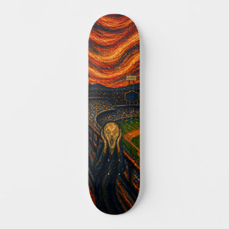 Expressionistische Honkbalstadion Skateboarddek Persoonlijk Skateboard
