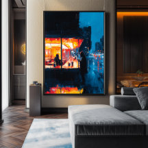 Expressionistische Nachtcafé – Krachtige Urbane No