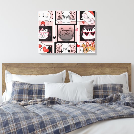 Expressions Canvas Afdruk (Insitu (Slaapkamer))