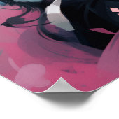 Expressive Anime Music Portrait Poster (Hoek)