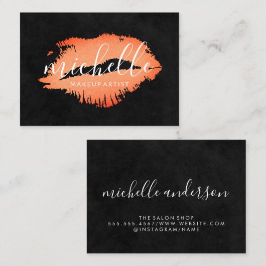 Expressive Kiss Visitekaartje (Voorkant / Achterkant)