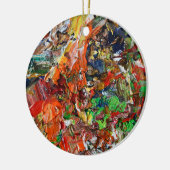 Expressive Paint Stroke from Artist Palette Keramisch Ornament (Links)