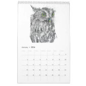 Expressive Wildlife Calendar Kalender (Jan 2026)