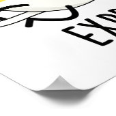 Expresso Funny Running Coffee Pun Poster (Hoek)