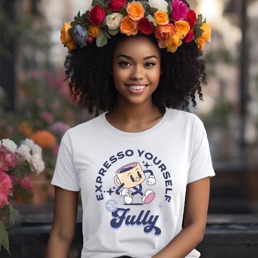 Expresso Jezelf Espresso Koffie T-shirt