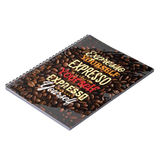 Expresso Jezelf koffie Notitieboek (Linkerzijde)