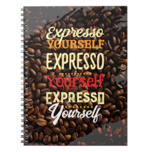 Expresso Jezelf koffie Notitieboek