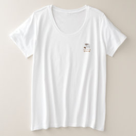 Expresso Yourself – Funny Smiling Coffee Tee Grote Maat T-shirt