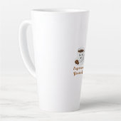 Expresso Yourself – Funny Smiling Coffee Tee Latte Mok (Linkerhoek)