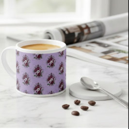 Expressokopje Boeket Viooltjes Espresso Kop