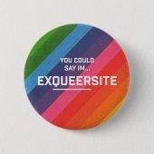 Exqueersite Ronde Button 5,7 Cm (Voorkant)