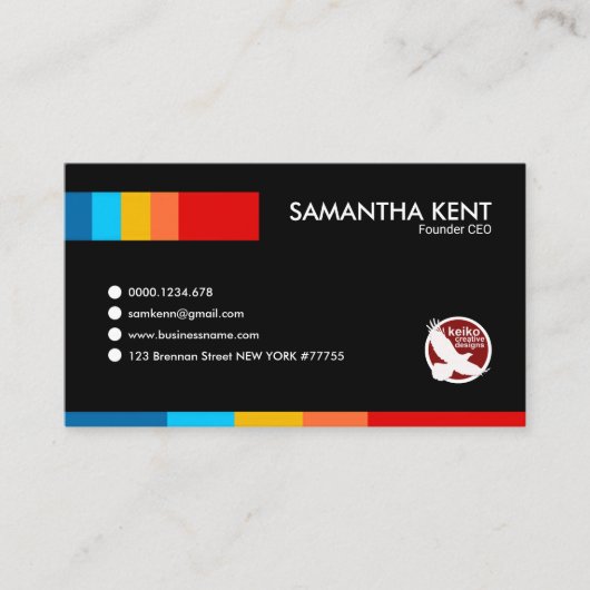 Exquijnse Majestic Black Founder CEO Visitekaartje (Voorkant)