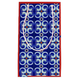 Exquise blue swirlspeeltas klein cadeauzakje